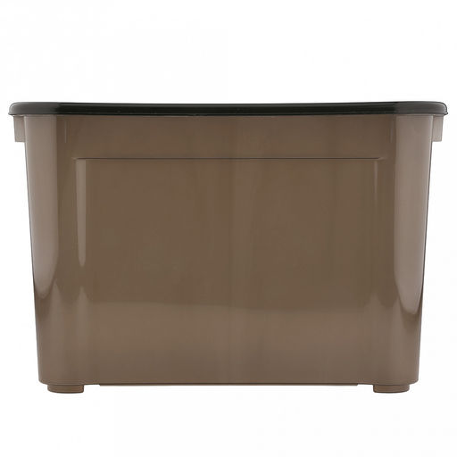 Контейнер для хранения пластмассовый 20л, 38,5х27х25,5см, универсальный, с крышкой, полипропилен, прозрачный (Россия) - Домашняя Мода фото 3