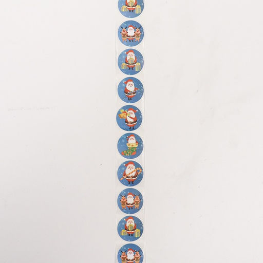 Наклейки в рулоне Санта, 500 шт., 2.5?2.5 см