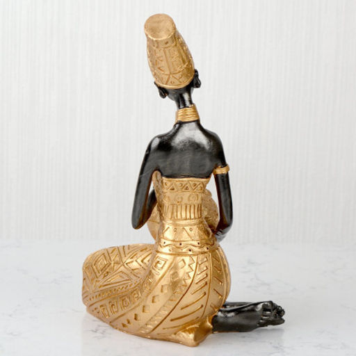 Статуэтка Африканка 12,5х9,4х20 / LY200902-Gold /уп 24/ - Галеонтрейд фото 2