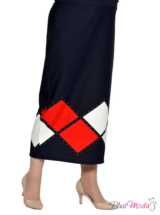Юбка Модель №1719 размеры 44-84 - Plusmoda фото 2