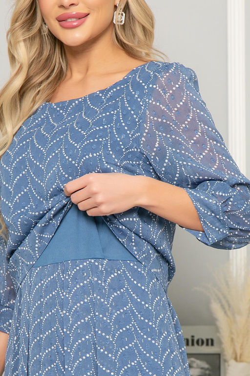 Платье Пелагея (голубое) П4969 - Lt collection фото 3