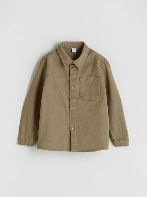 Basic Uzun Kollu Erkek ?ocuk G?mlek