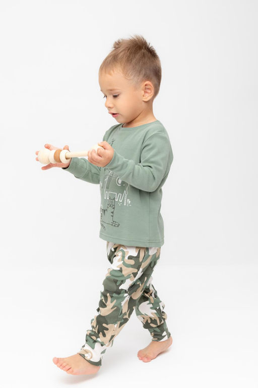 К 1541/24/милитари,тропический камуфляж пижама дет