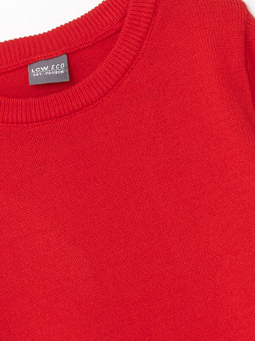 Bisiklet Yaka Basic Uzun Kollu K?z ?ocuk Triko Kazak - Waikiki фото 2