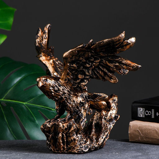 Подставка для бутылки «Орел на взлете», бронза, 20×30×23.5 см