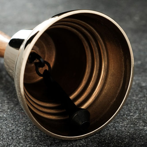 Валдайский колокольчик с деревянной ручкой, d - 7 см - Simaland фото 4