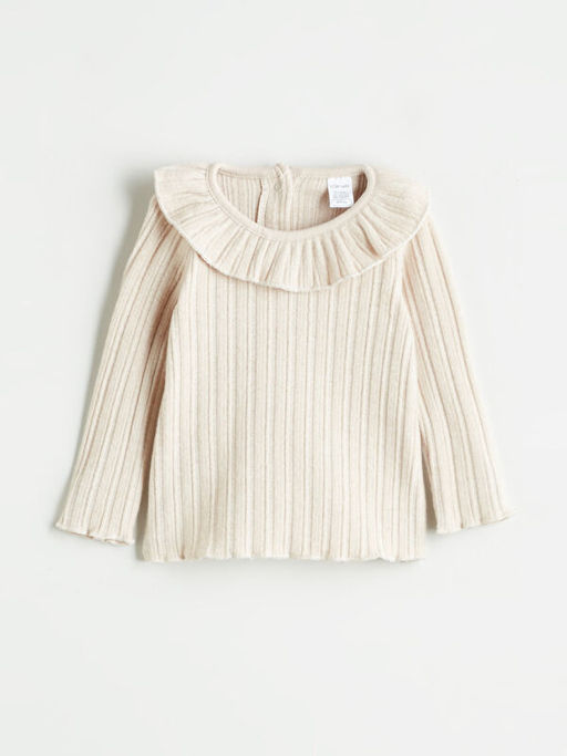 Bisiklet Yaka K?z Bebek Bluz ve Tayt 2li