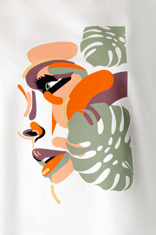 Арт. 2376 Костюм с брюками женский 52-60 (5 шт) Цвет:молочный, полынь - Калинка фото 7