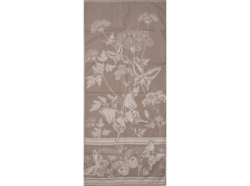 6с102.511ж2 Бабочки (лен3) Полотенце махровое 67х150см