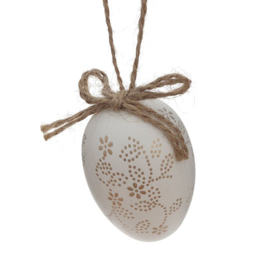 Набор из 6-ти изделий декоративных подвесных "Яйцо" (4*6,5), L17 W8,5 H4 см