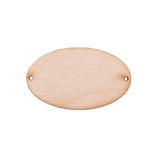 Заготовка для декорирования Mr. Carving ВД-060 бирка овальная фанера 3 х 5 х 0.4 см 3 шт