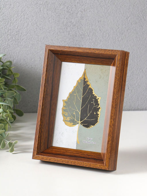 Фоторамка для фото 10×15 см «Прованс», пластик, т. коричневый, 19×13.7×3 см