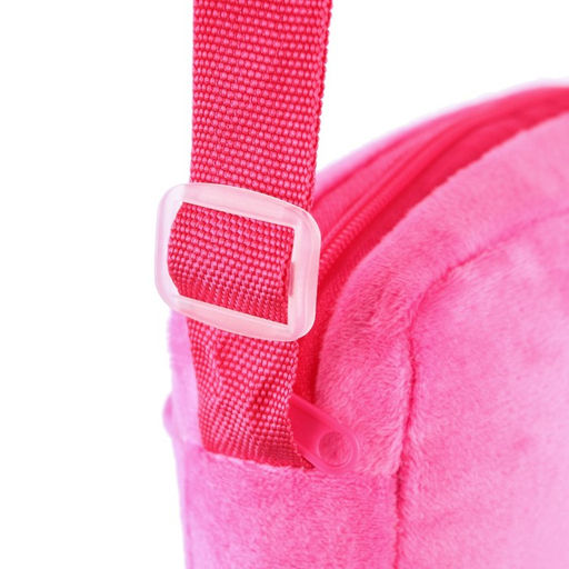 Сумка детская для девочки через плечо, плюшевая, 12×15×3 см, Коты Аристократы