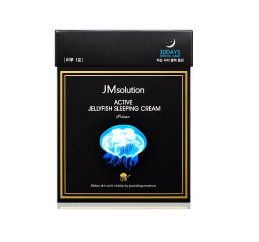 JMsolution Active Jellyfish Sleeping Cream Prime, 4ml*30ea - Ночная увлажняющая маска с экстрактом медузы 4мл*30шт