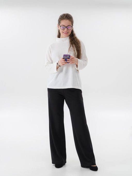 Брюки палаццо черные - Odis фото 21