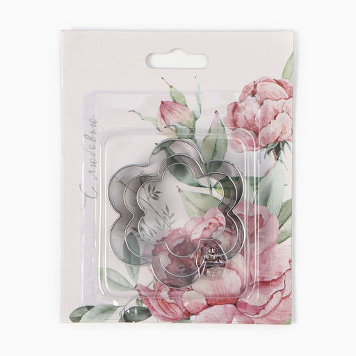 Набор Tenderness: полотенце 40?73 см, саржа 190 г/м?, формочки для печенья