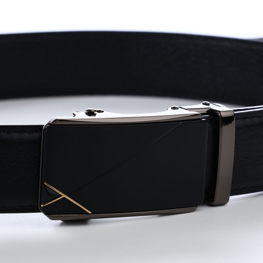 Ремень мужской, ширина 3.6 см, длина 120 см, пряжка автомат, чёрный