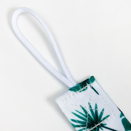 Держатель для соски - пустышки Крошка Я «Листья», на ленте