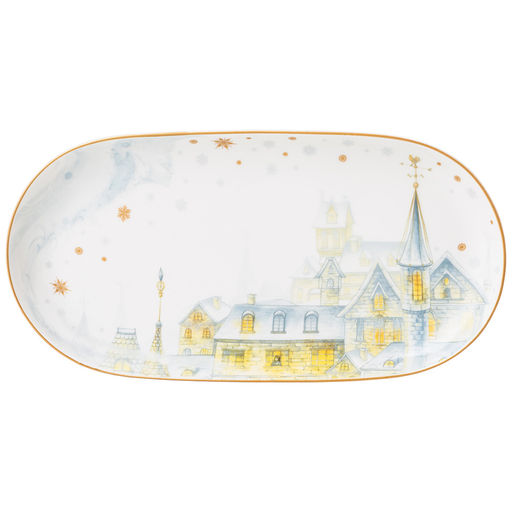 БЛЮДО ОВАЛЬНОЕ LEFARD СНЕЖНАЯ КОРОЛЕВА 20,5 СМ