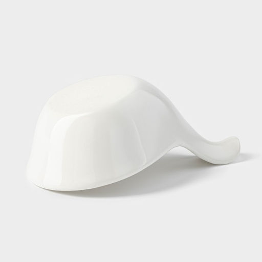 Соусник «Капля», 85 мл, 12×8×5.5 см, керамика, белый