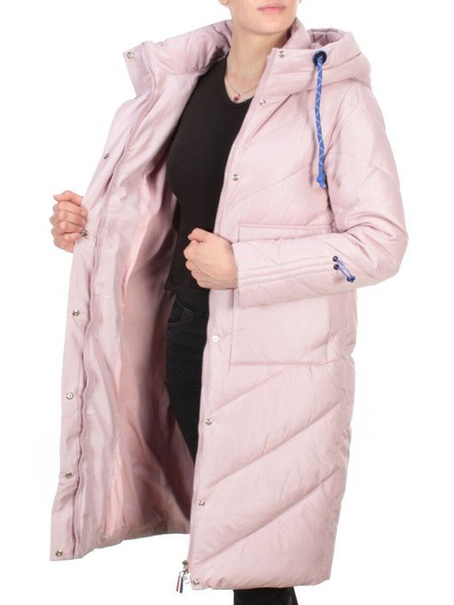 9190 PINK Пальто зимнее женское EVCANBADY (200 гр. холлофайбера) - Fashion фото 9