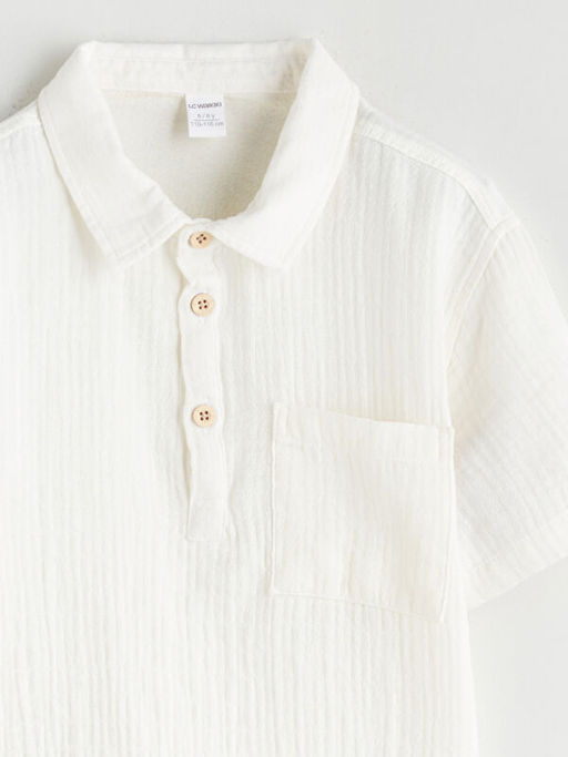 K?sa Kollu Cepli Erkek ?ocuk G?mlek