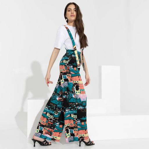 Брюки Отпуск на Мальдивах (с лямками) - Charutti фото 6