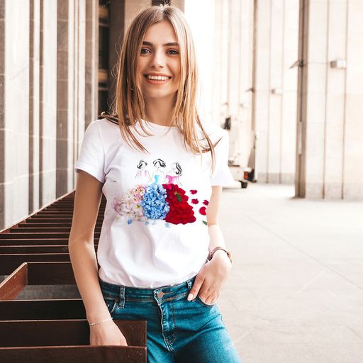 Эксклюзивная футболка Yana Pletneva упаковка плотный Zip пакет!  фото 2