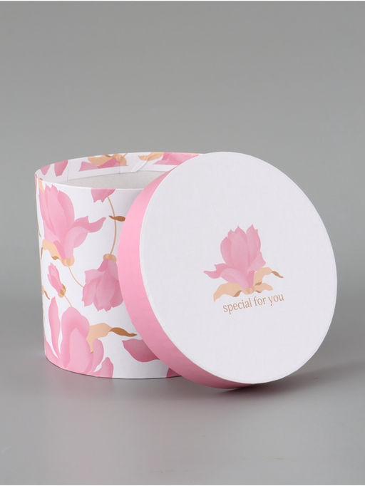 Набор шляпных коробок 5 в 1 «Нежные лилии», 13 × 14 ‒ 19.5 × 22 см