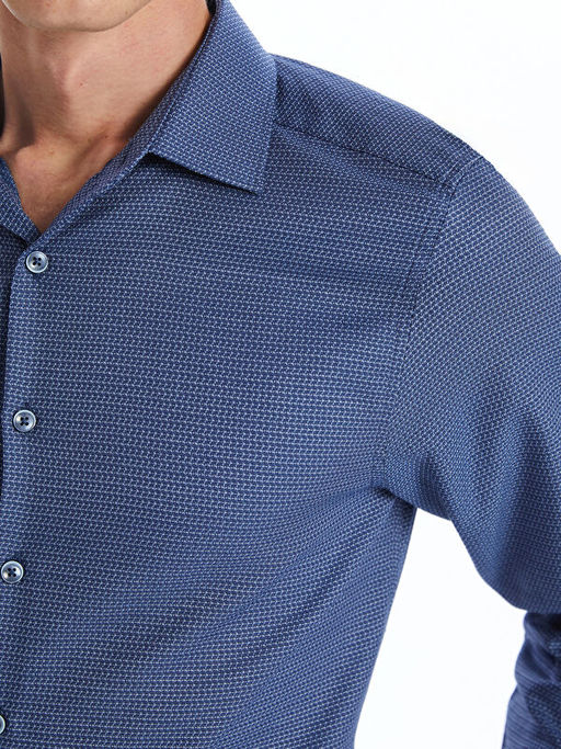 Slim Fit Uzun Kollu Arm?rl? Erkek G?mlek