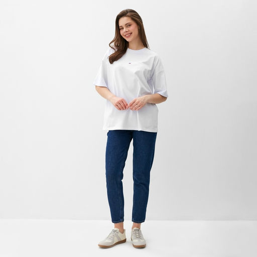 Футболка женская MINAKU: Exclusive print белая, р-р 48