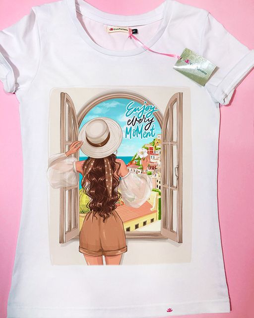 Эксклюзивная футболка Yana Pletneva упаковка плотный Zip пакет!