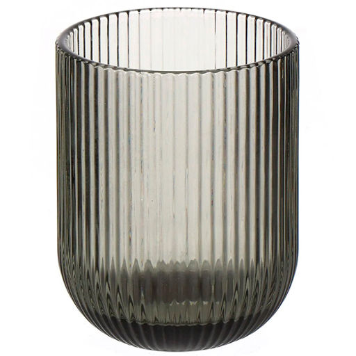 Стакан Y4-6560 Грани, графит, 260 мл, стекло (433945) /DANIKS/
