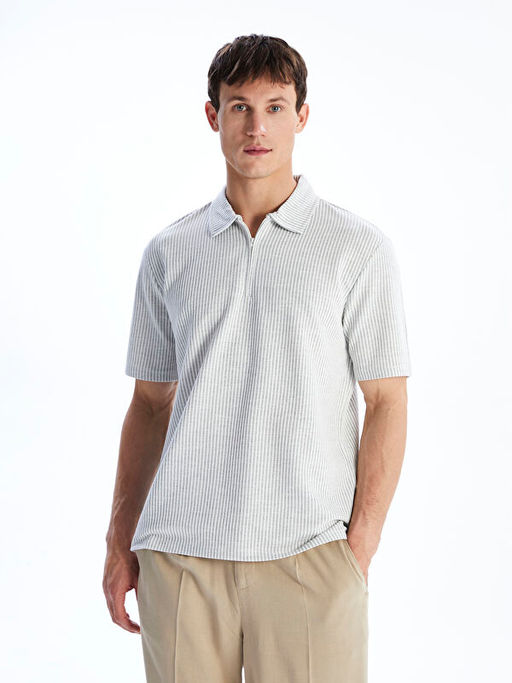 Polo Yaka ?izgili Erkek Ti??rt