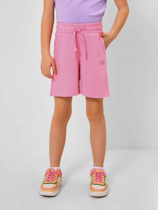 ACOOLA / Шорты детские для девочек Cherry неоновый розовый  фото 3