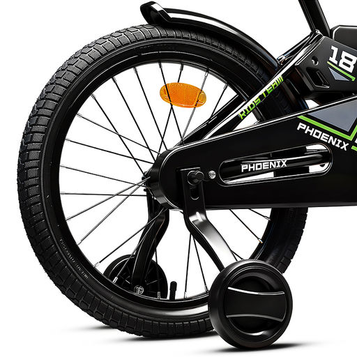 Велосипед 18" Rocket Phoenix, цвет черно/зеленый
