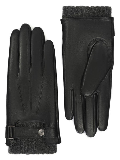 Перчатки муж п/ш LB-0981M black/grey - Eleganzza фото 2