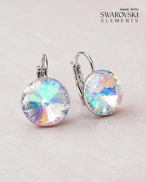 Серьги с кристаллами Swarovski