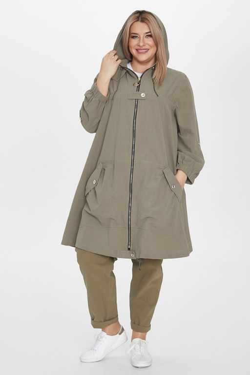 Парка Luxury Moda 1050 зеленый