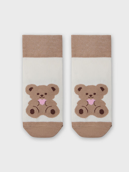 Цена за 5 пар! Носки детские с антискользящими точками