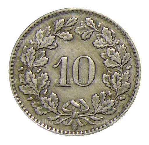 10 раппенов 1925 года Швейцария