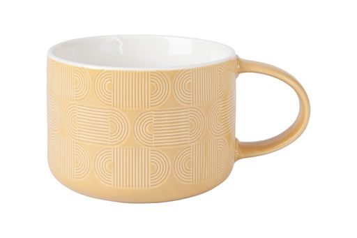 Кружка Геометрия, охра, 0,5 л