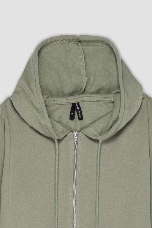 Толстовка на молнии с капюшоном - Defacto фото 2