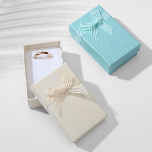 Цена за 6 шт. Коробочка подарочная под набор «Гипюровый бант», 5×8 см, МИКС