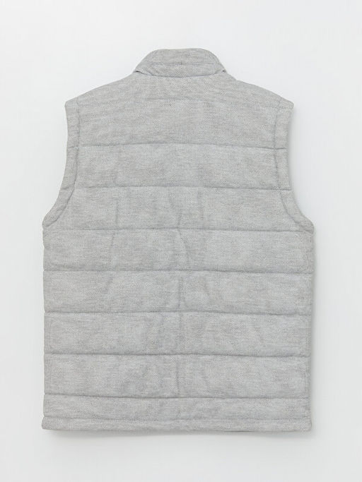 Slim Fit Dik Yaka Erkek ?i?me Yelek