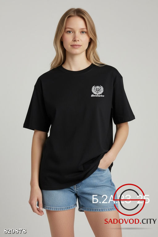 Футболка женская из хлопка