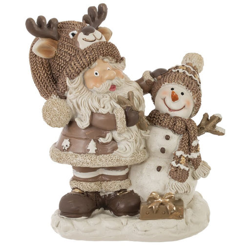 Фигурка декоративная "Дед Мороз", L11,5 W7 H12 см, 2в.