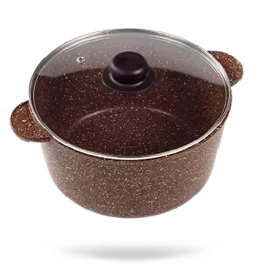 Кастрюля 4 литра, коричневая