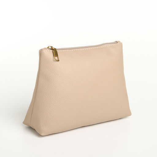 Сумка - мешок женская TEXTURA, на магните, с косметичкой, 34×12×27 см, бежевая