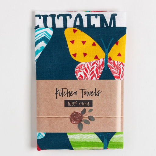 Набор кухонных полотенец Доляна Тебе 35?60 см-2 шт., 100% хлопок